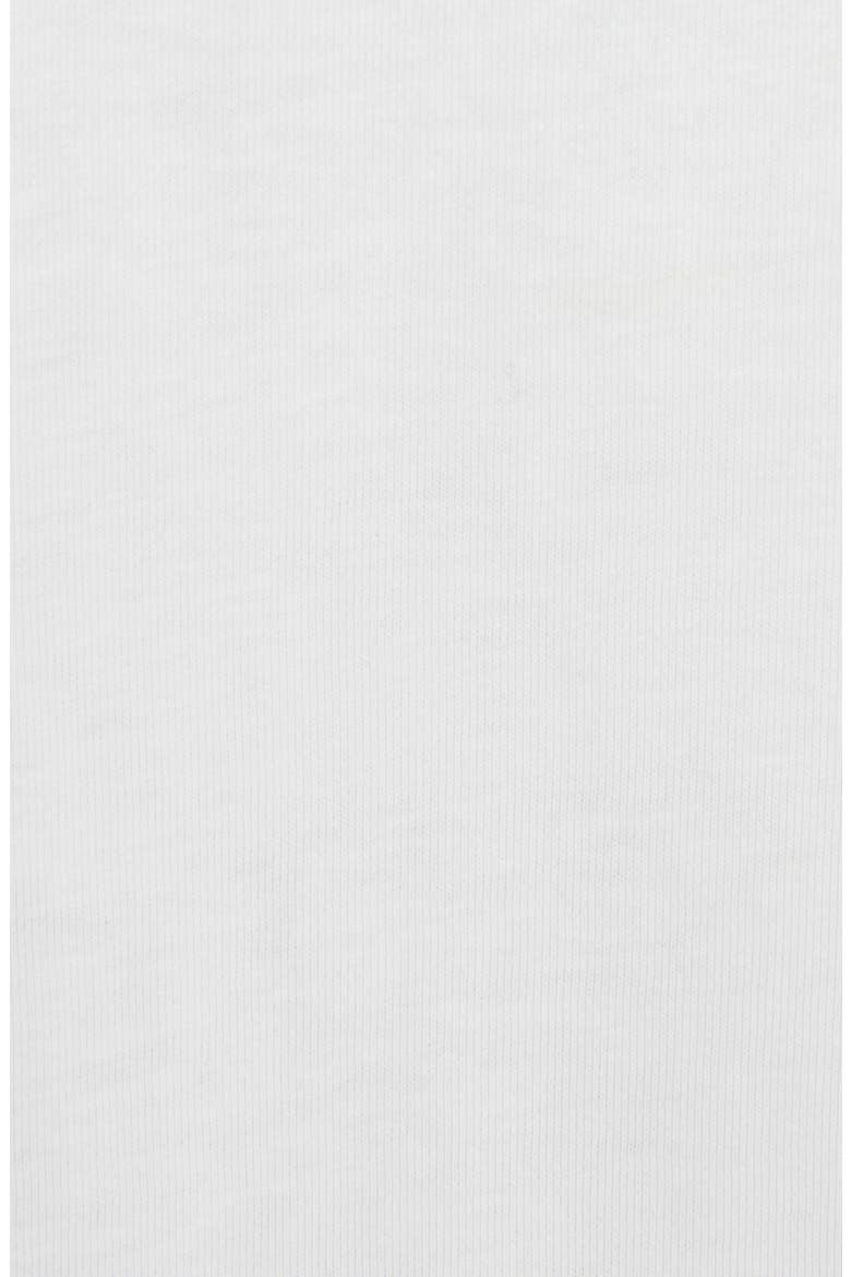 Embroidered Logo Cotton Crewneck T-Shirt, Alternate, color, WHITE