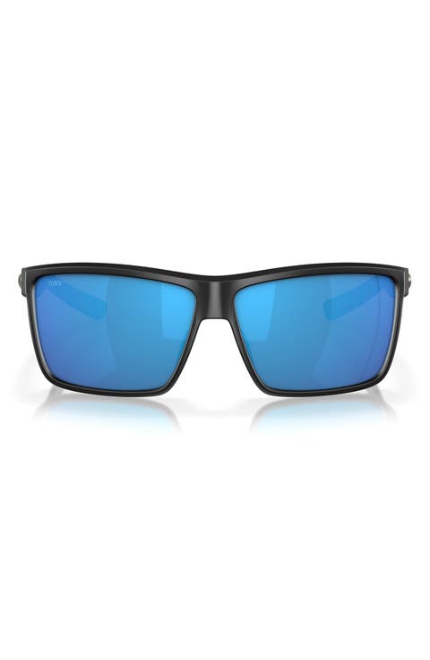 Rinconcito 60mm Polarized Rectangular Sunglasses