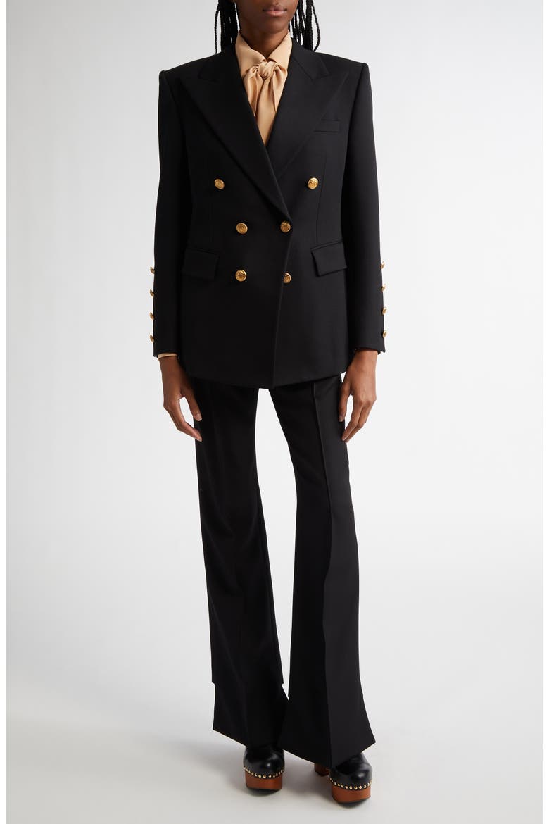 Tie Neck Silk Crêpe de Chine Button-Up Shirt, Alternate, color, SAND BROWN