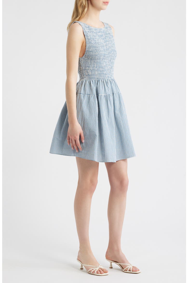 The Cosima Nap® Minidress, Alternate, color, TEAL GINGHAM