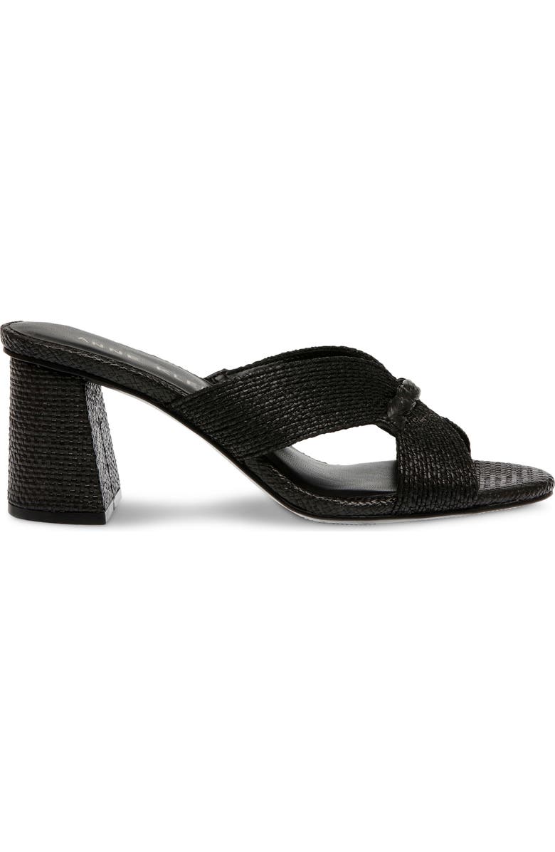 Anne Klein Aubrie Block Heel Raffia Sandal, Alternate, color,