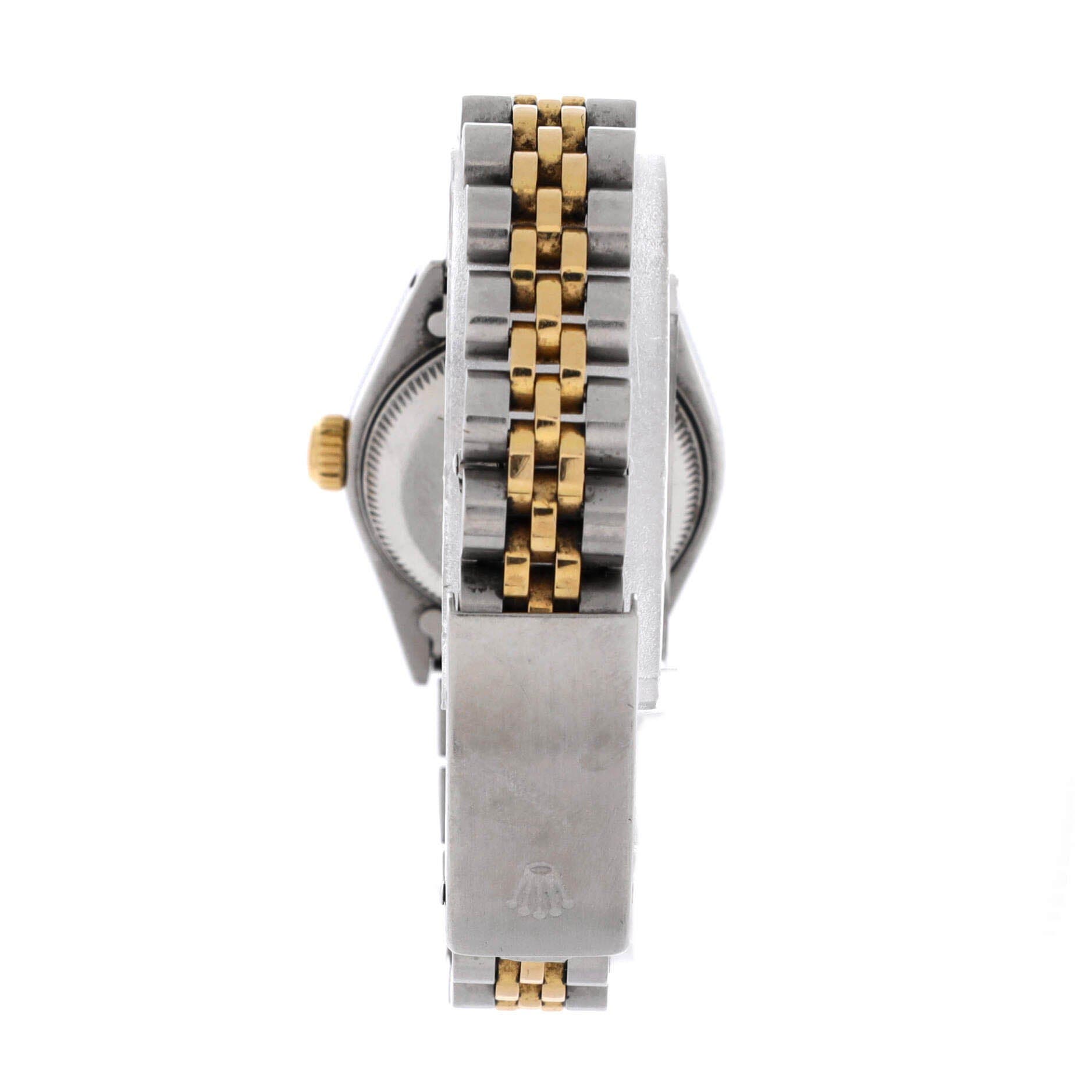 Oyster Perpetual Datejust Automatic Watch Stainless Steel and Yellow Gold 26, Alternate, color, Metallic Silver