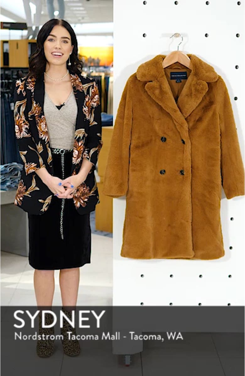 Annie Faux Fur Jacket, sales video thumbnail