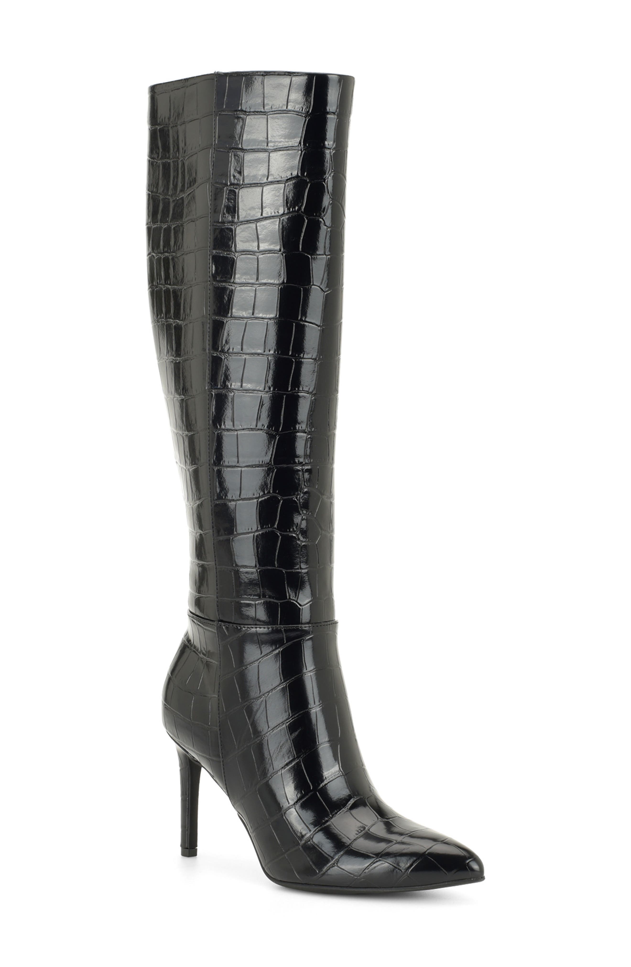 Reeko Faux Leather Pointed Toe Boot