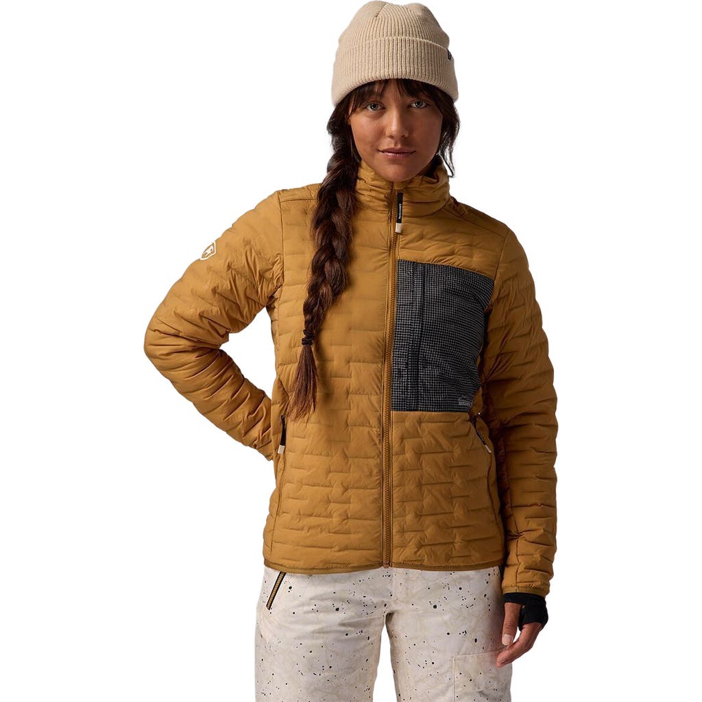 Backcountry Peale Primaloft Stitch-free Baffle Stretch Jacket In Orange