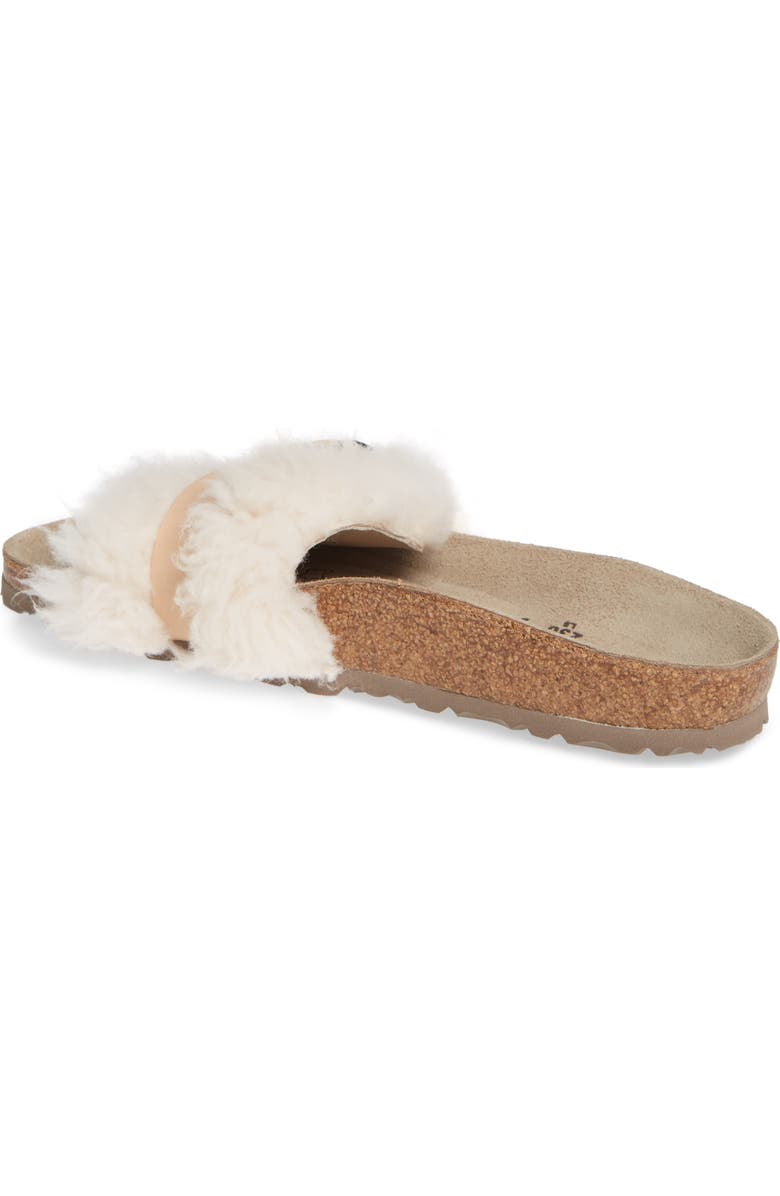 Birkenstock Carmen Genuine Shearling Slide Sandal, Alternate, color,