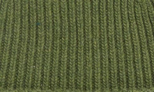 Bode Moritz Virgin Wool Pompom Beanie In Green