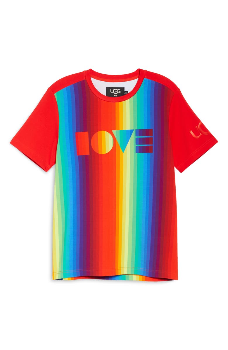 UGG<sup>®</sup> UGG Pride Logo Graphic Tee, Alternate, color,