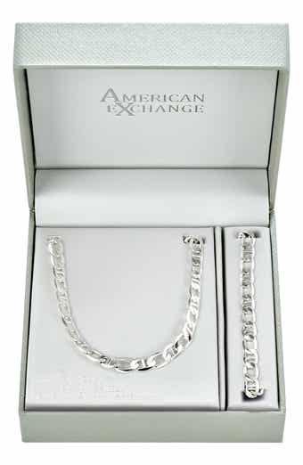Men's Mariner Figaro Necklace & Bracelet Set
