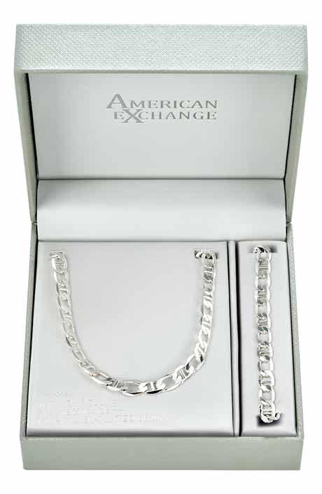 Men's Mariner Figaro Necklace & Bracelet Set
