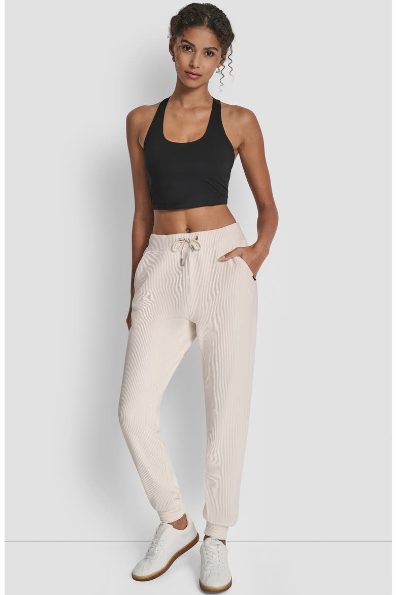 High Waist Joggers, Alternate, color, SAND