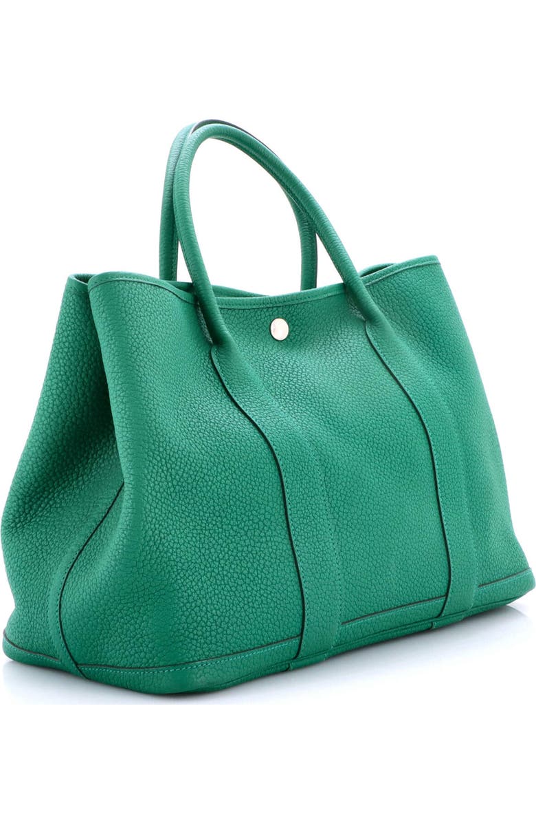 Pre-Owned Hermes Garden Party Tote Leather 36, Alternate, color, Vert Vertigo