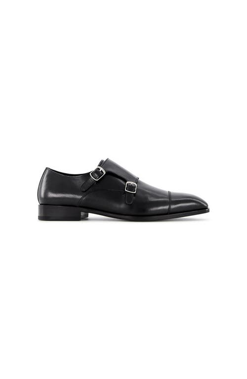 Anthony Veer Bexley Double Monk Boot In Black
