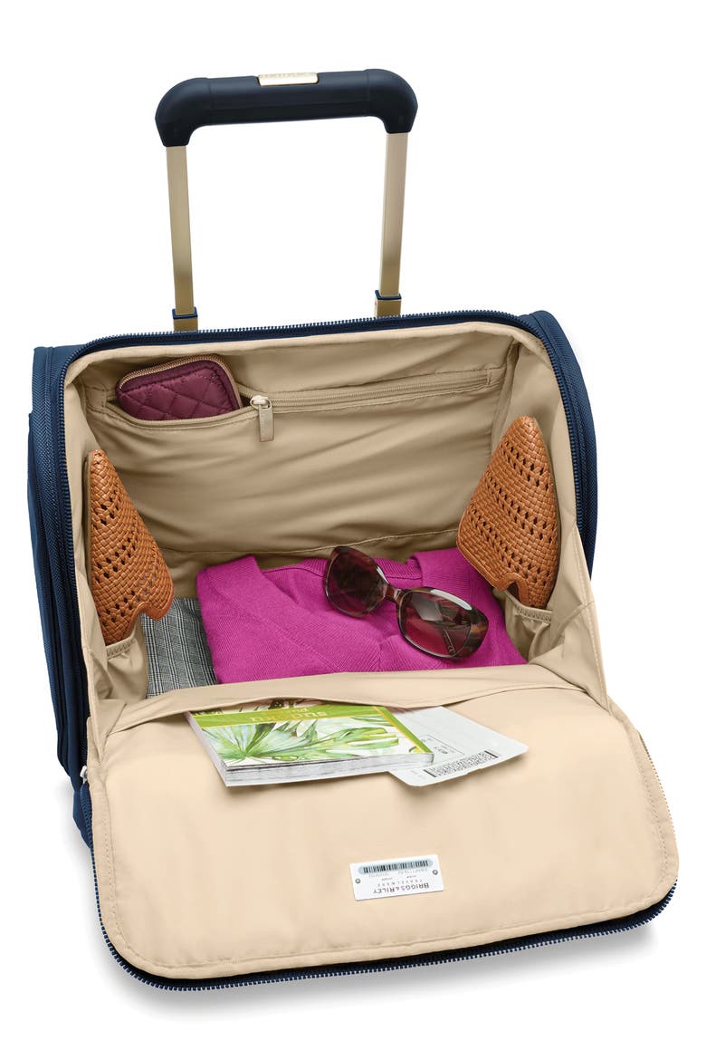Baseline Cabin Spinner Carry-On Bag, Alternate, color, NAVY