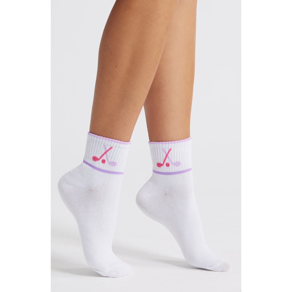 Stems Gold Ankle Socks