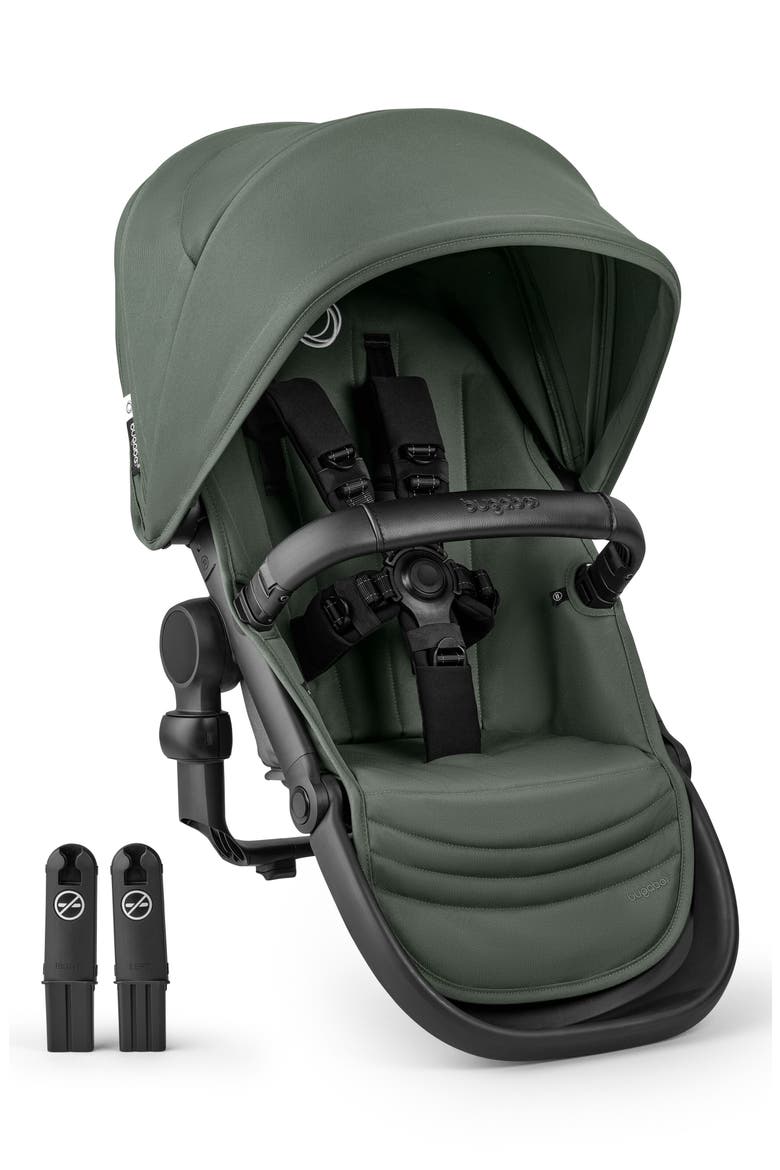Kangaroo Sibling Seat, Main, color, BLACK/ FOREST GREEN