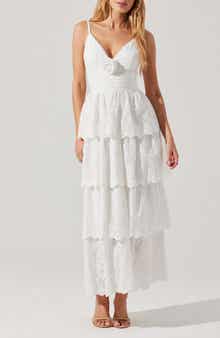 ASTR the Label Faeryn Tiered Cotton Maxi Dress