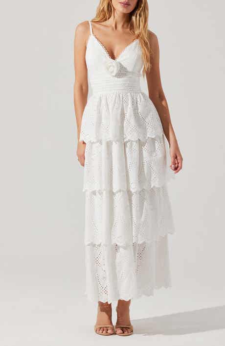 ASTR the Label Faeryn Tiered Cotton Maxi Dress