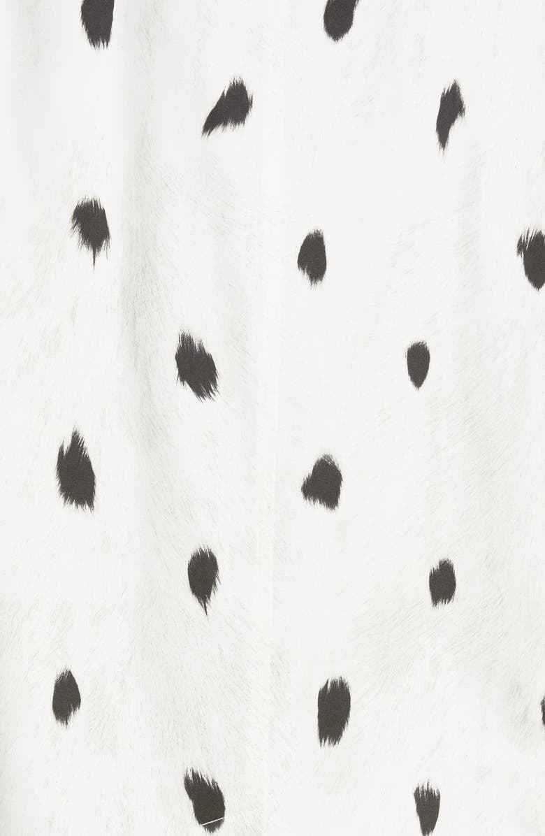 Burberry Carrington Animal Print Cotton Car Coat, Alternate, color,