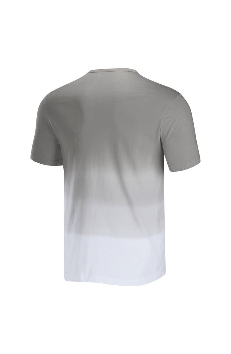 NFL X DARIUS RUCKER Men's NFL x Darius Rucker Collection by Fanatics Silver/White Las Vegas Raiders Dip Dye Pocket T-Shirt, Alternate, color, Silver