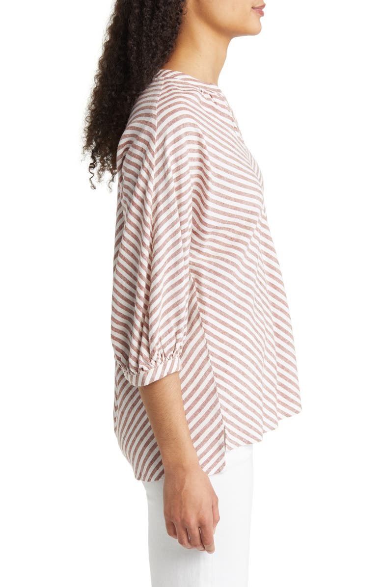 Caslon<sup>®</sup> Linen Blend Top, Alternate, color,