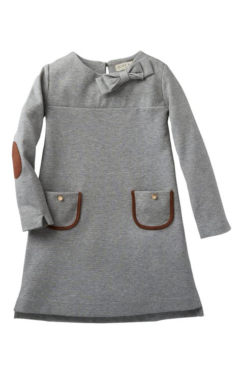 Baby Girls' Quilted Ponte Riding Dress, Infant