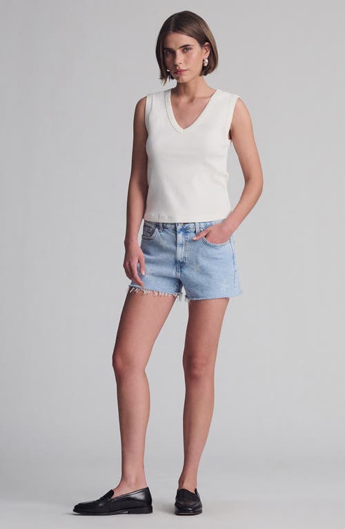 Mavi Jeans V-neck Jersey Tank In White