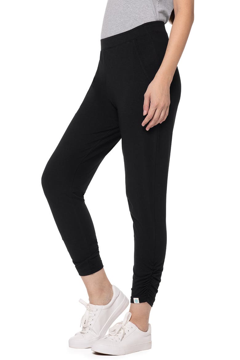 Women's Cafe Ruche Pants, UPF 50+ Sun Protection, Alternate, color, Black