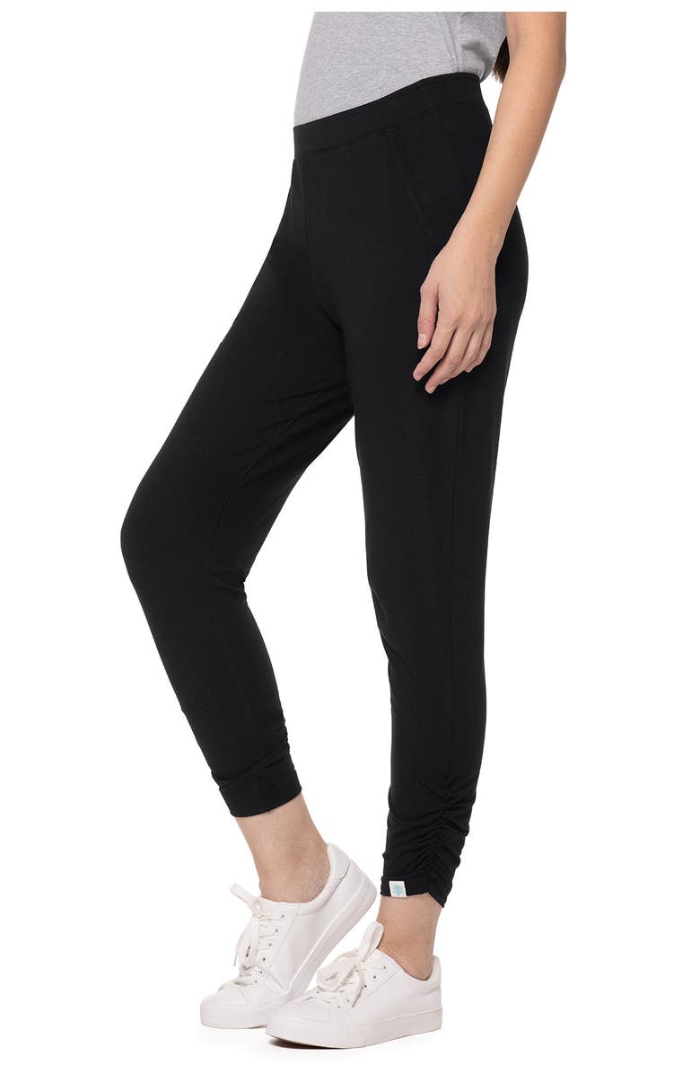 Coolibar Women's Ruche Pants - UPF 50+ Sun Protection - Cafe, Alternate, color, Black