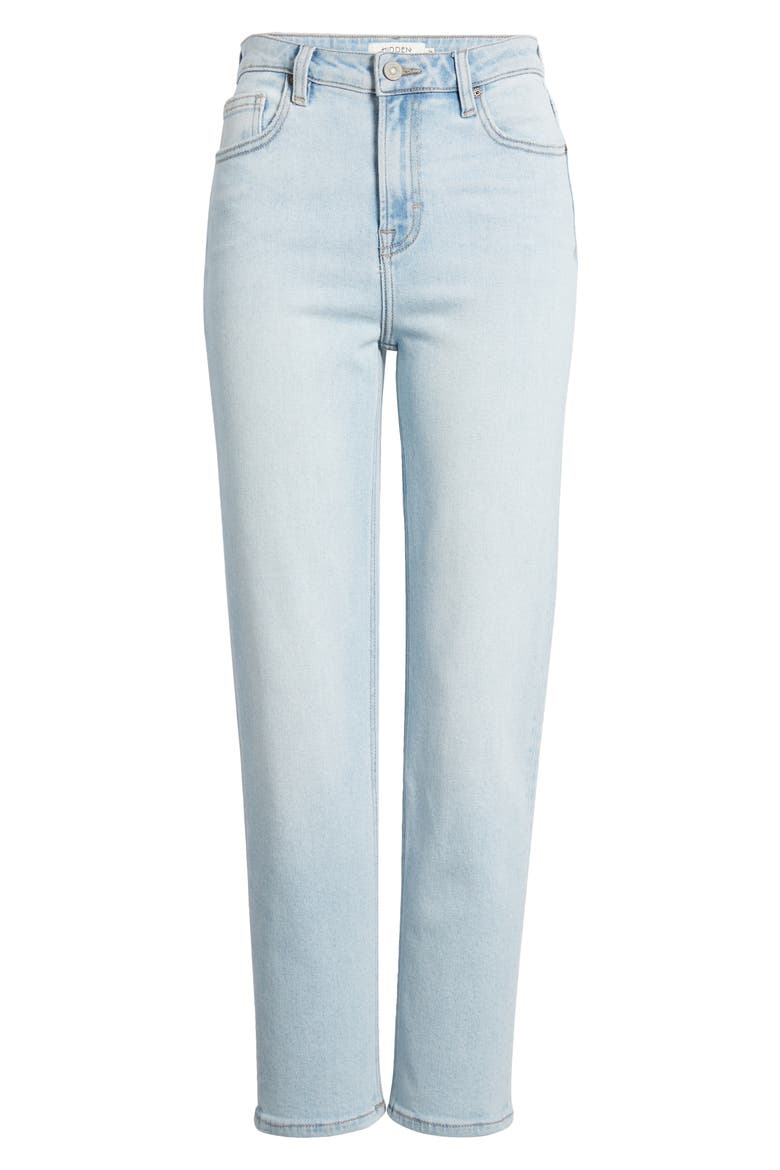 Clean Classic Straight Leg Jeans, Alternate, color, MED WASH