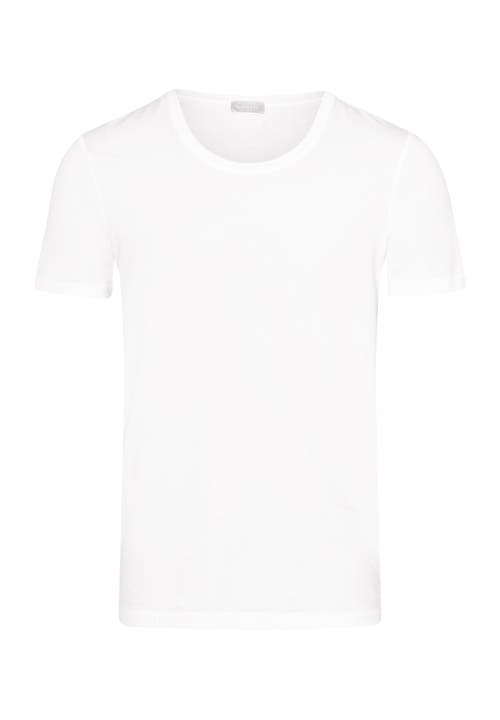 Hanro Cotton Superior Cotton Crew Neck T-shirt In White