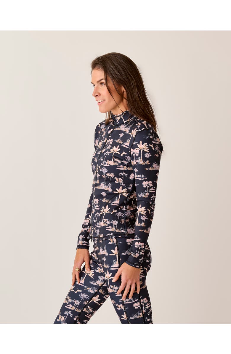 Carve Designs Stella Zip-Up Jacket, Alternate, color, Black Toile