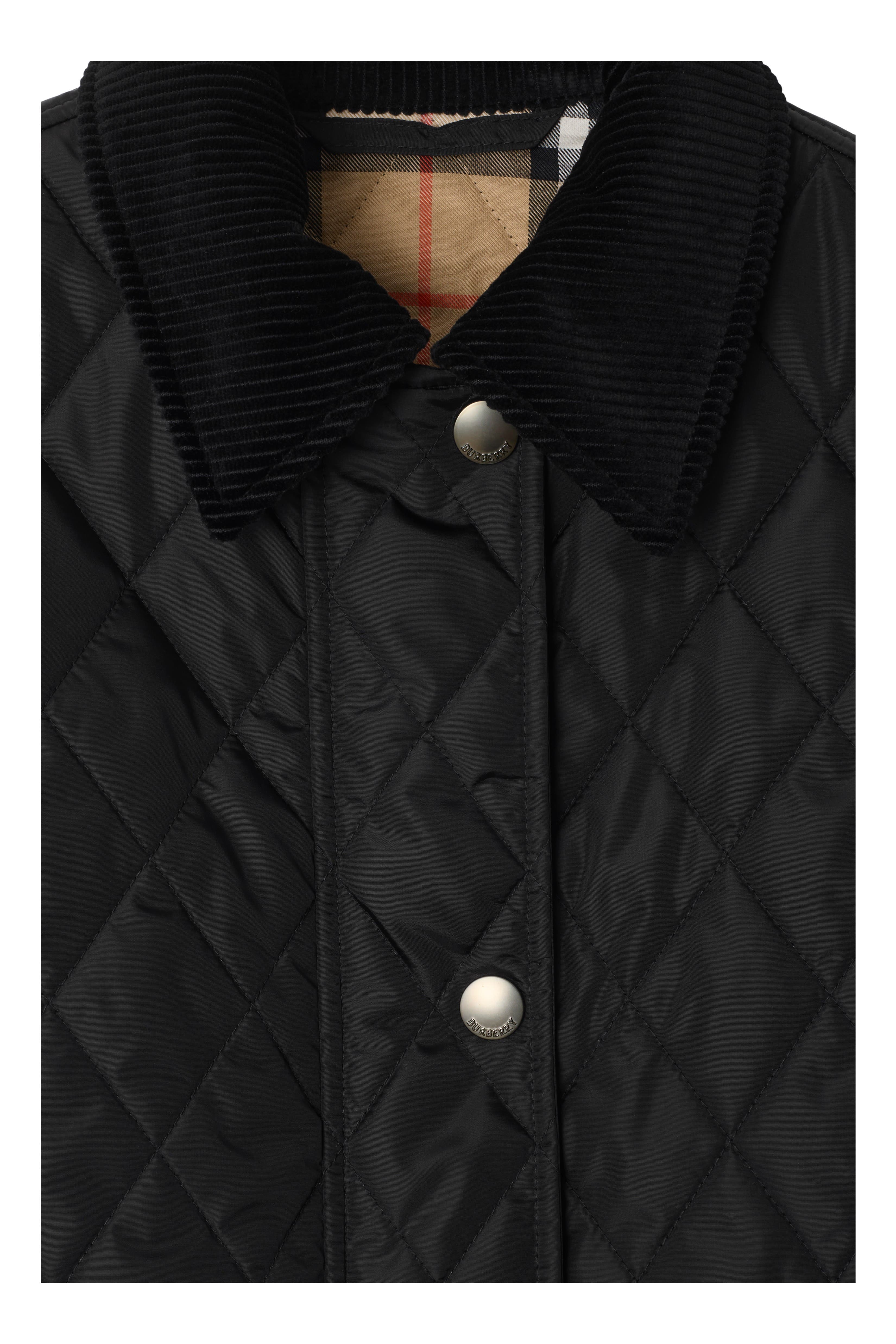 Женские Burberry Quilted Nylon Barn Jacket — фото 4