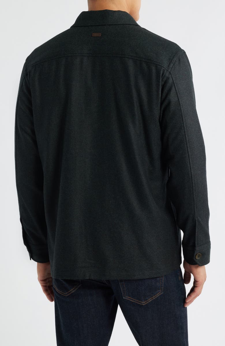 Eton Wool & Cashmere Herringbone Jacket, Alternate, color, Dark Green