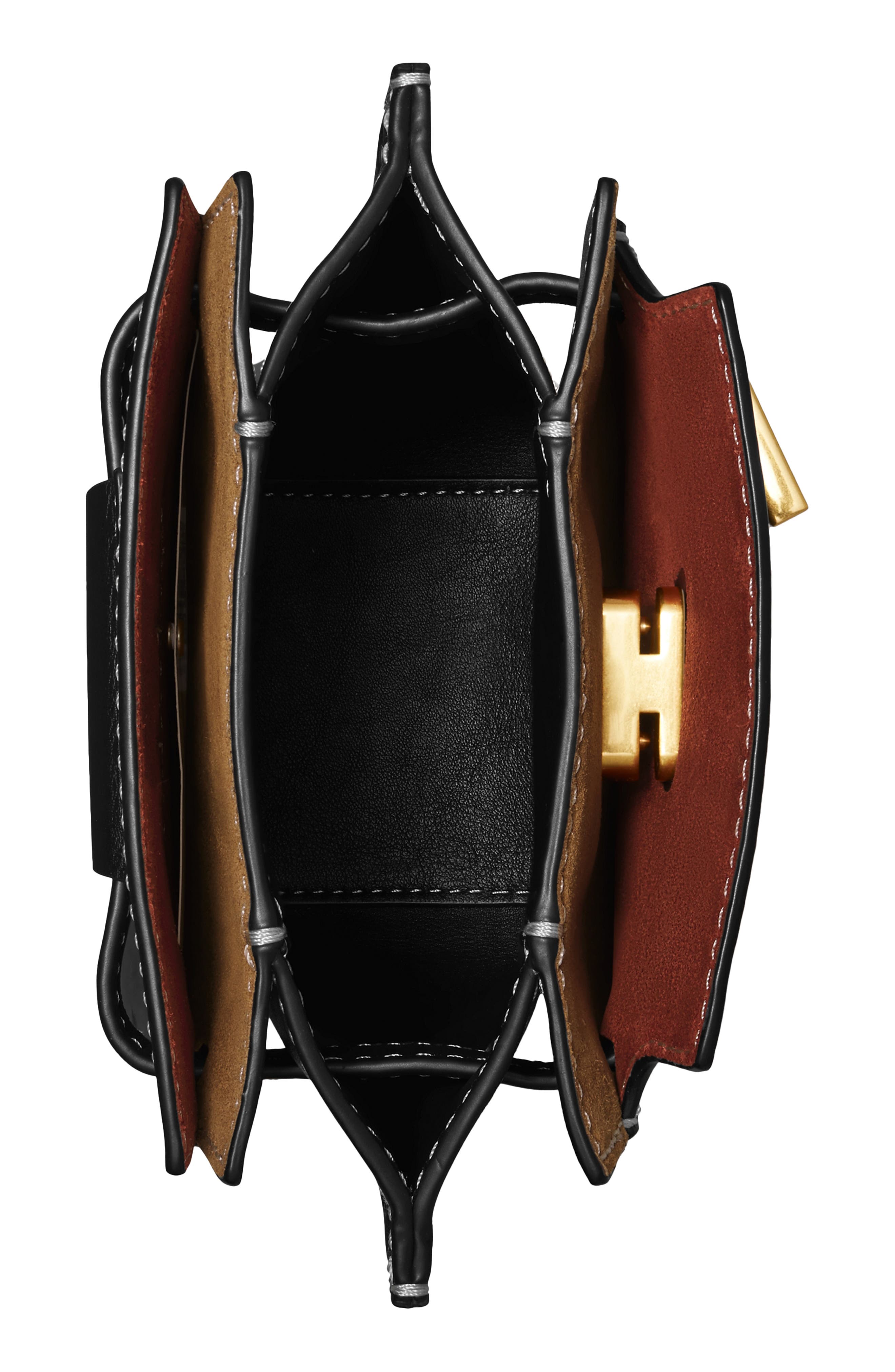 Tory Burch Petite Lee Radziwill Leather Double Bucket Bag, Alternate, color, 