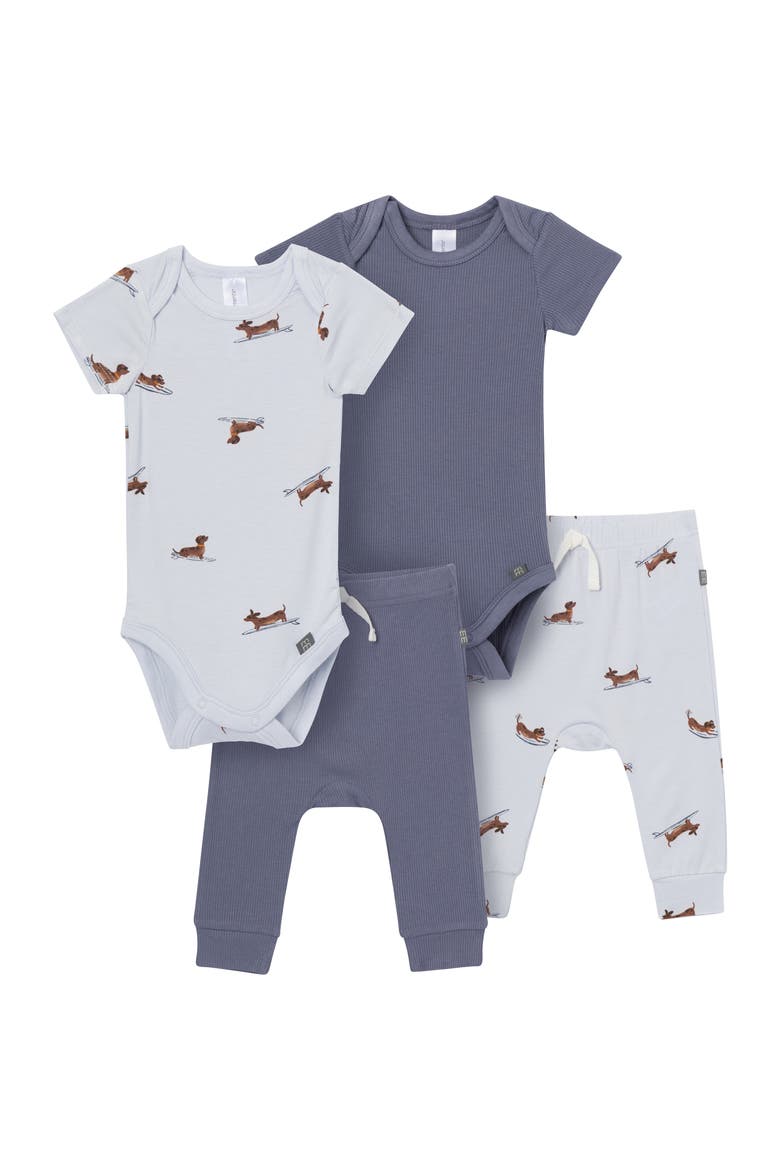 Bodysuit and Pant Sets, Main, color, Dachshund Surf