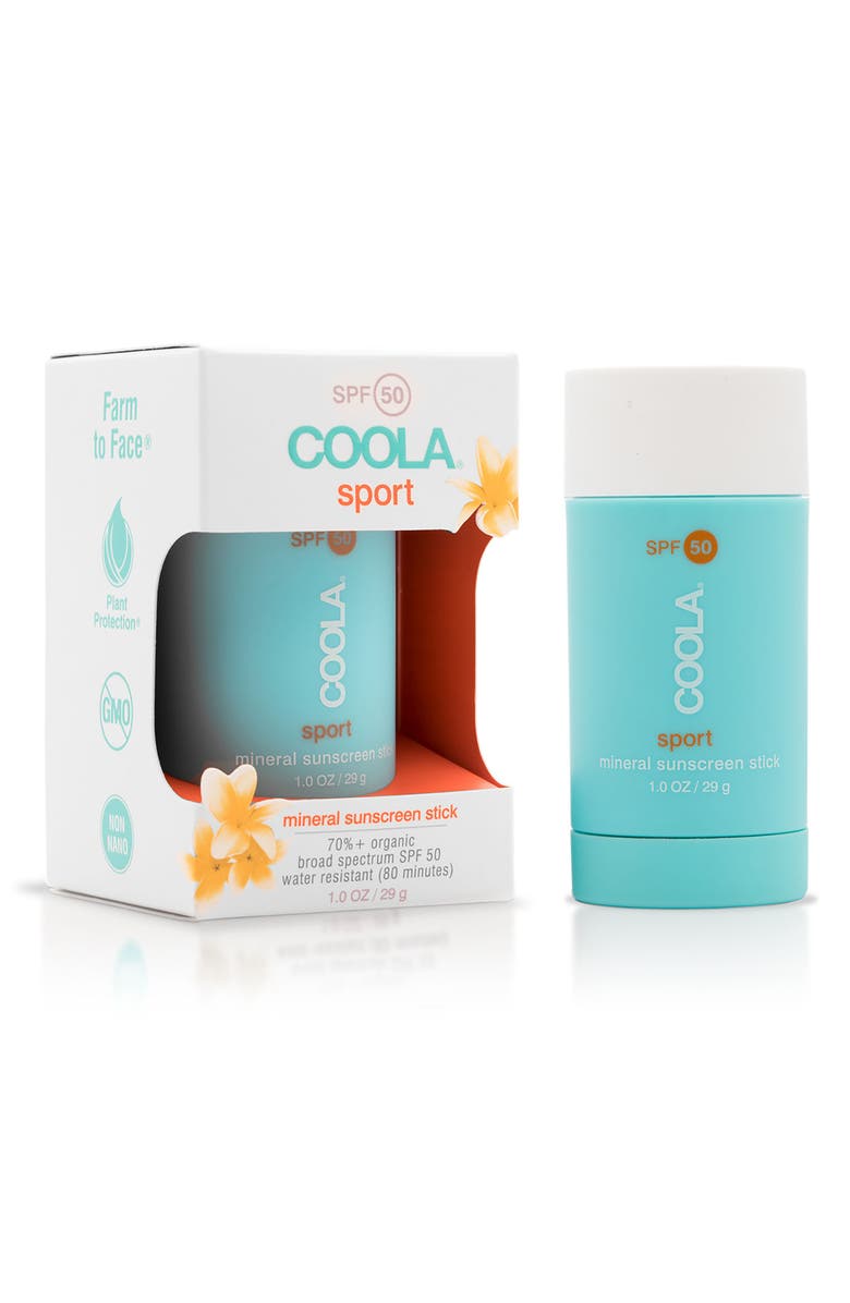 COOLA<sup>®</sup> Suncare Mineral Sport Sunscreen Stick SPF 50, Main, color, 