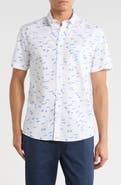Brooks Brothers Sport Fit Short Sleeve Cotton Button-Up Shirt