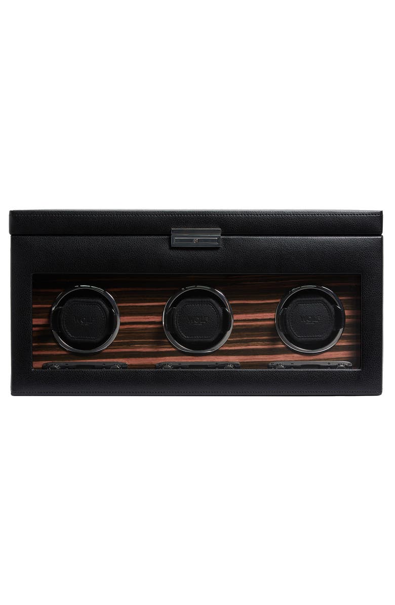 WOLF Roadster Triple Watch Winder with Storage, Main, color,