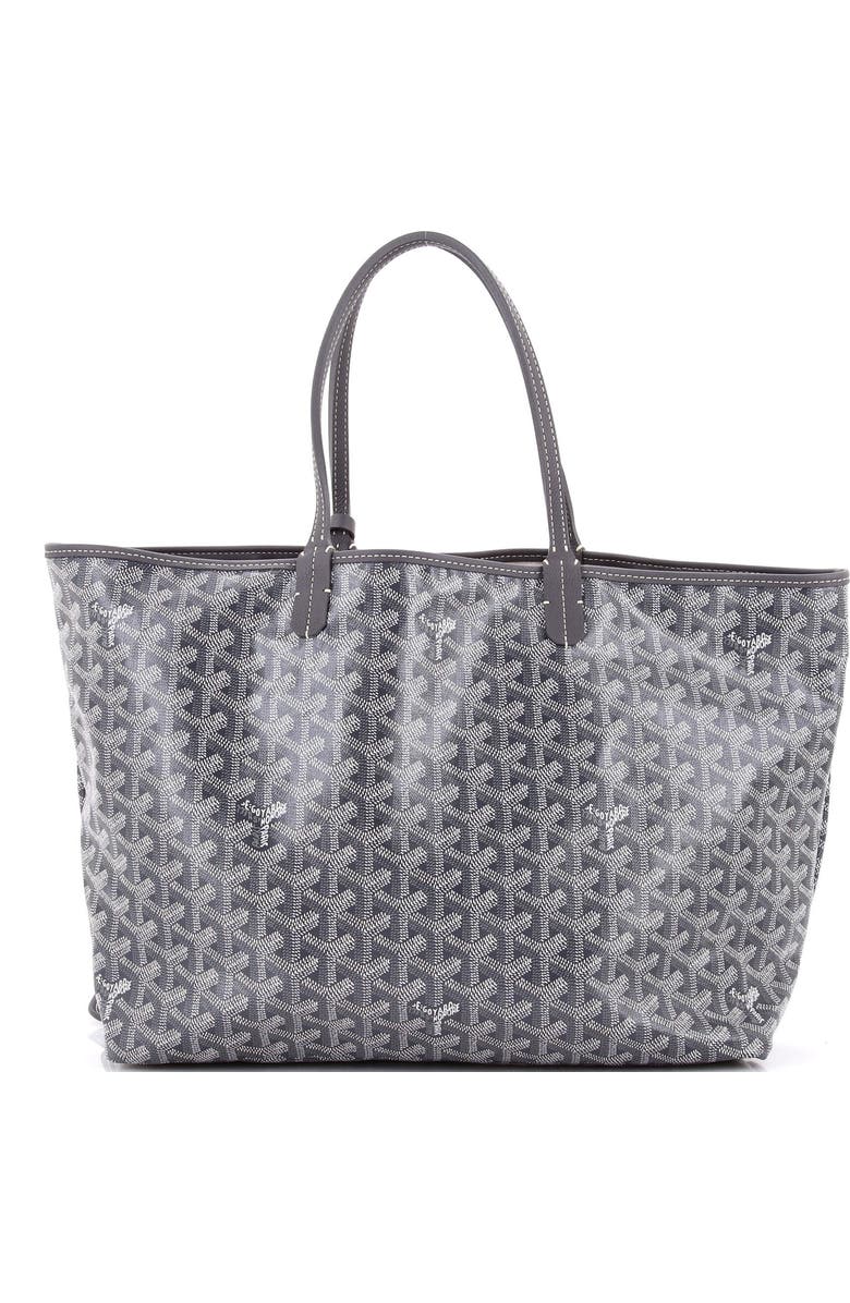 Pre-Owned Goyard Saint Louis Tote Coated Canvas PM, Main, color, Gray