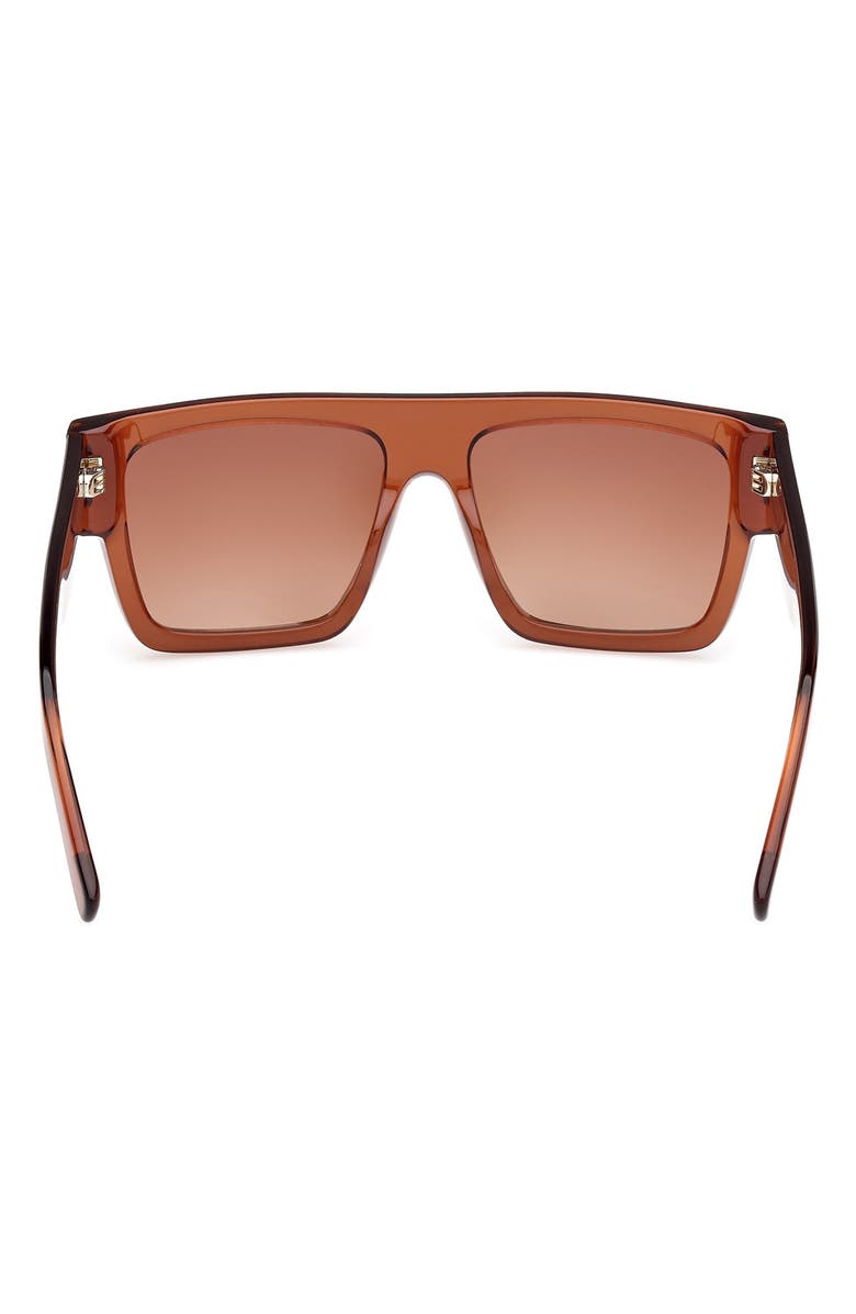 MCM 55mm Square Sunglasses, Alternate, color, Light Brown / Gradient Brown