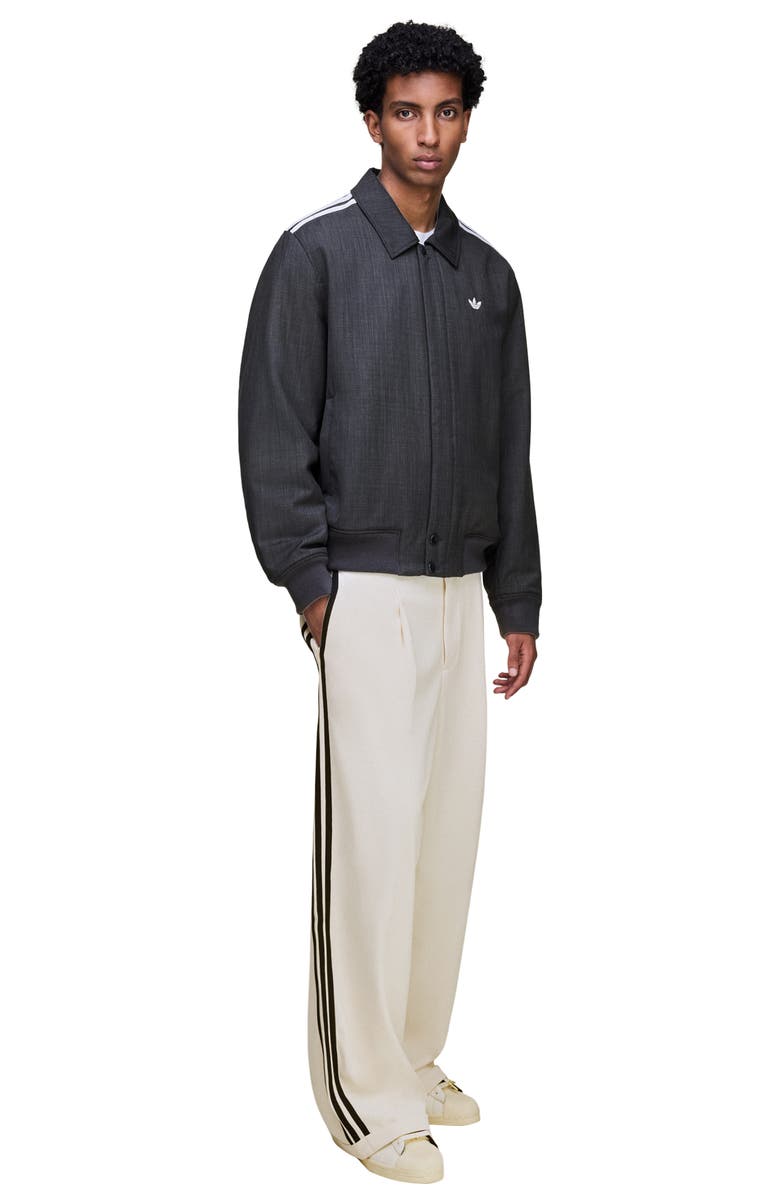 adidas x Wales Bonner Pleated Wide Leg Woven Track Pants, Alternate, color, Wonder White
