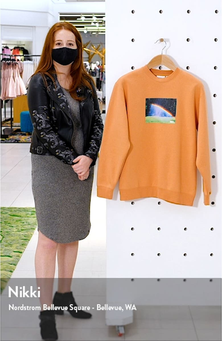 Men's Rainbow Graphic Sweatshirt, sales video thumbnail