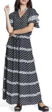 APNY Tiered Ruffle Maxi Dress