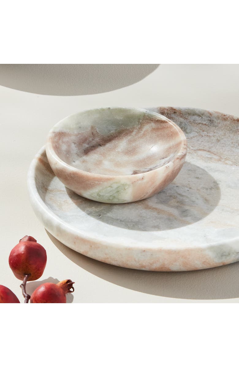 Napa Home & Garden Josephine Marble Decorative Accent Bowl 6", Alternate, color, Brown