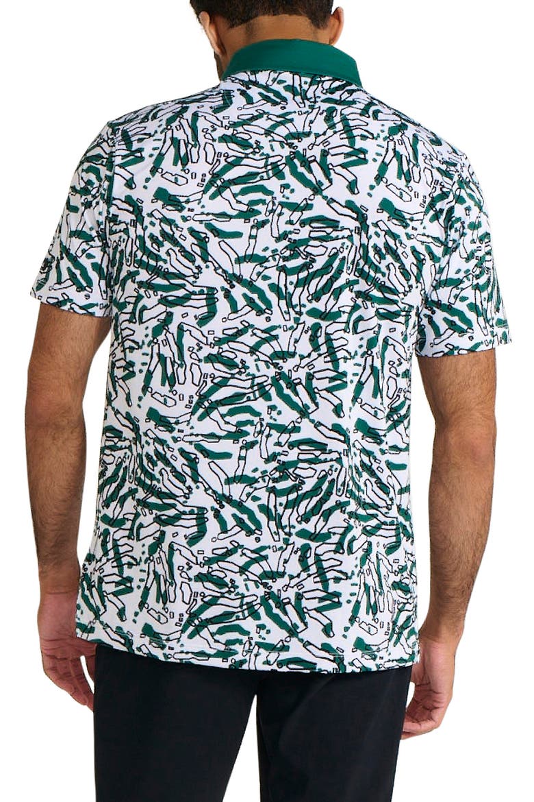 Fly Over Abstract Print Performance Golf Polo, Alternate, color, FLY OVER