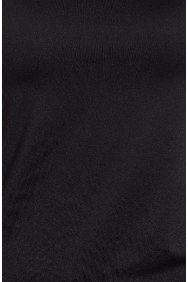 High Neck Top, Alternate, color, BLACK