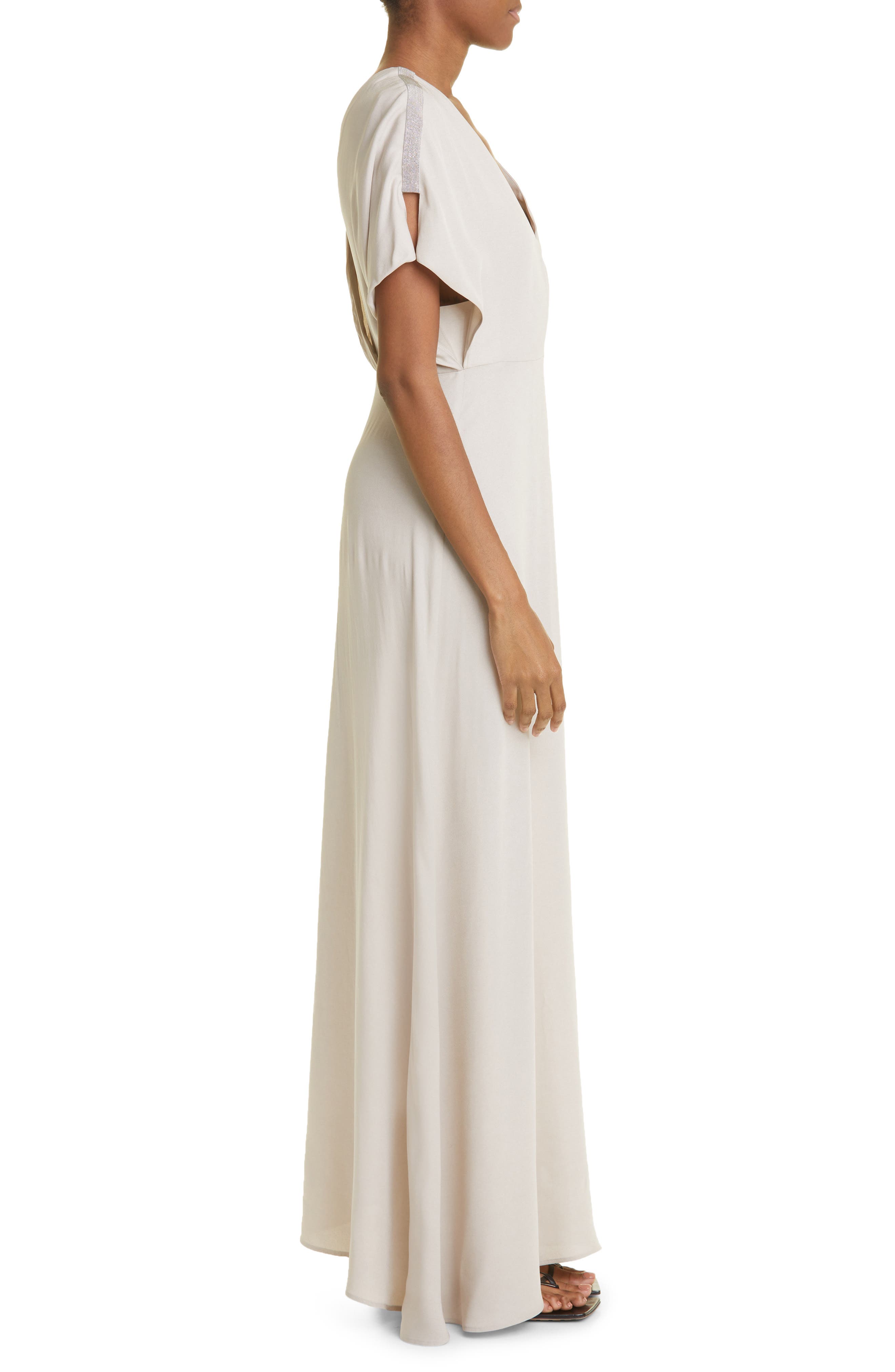 Fabiana Filippi Monili Trim Maxi Dress (Women) | Nordstromrack