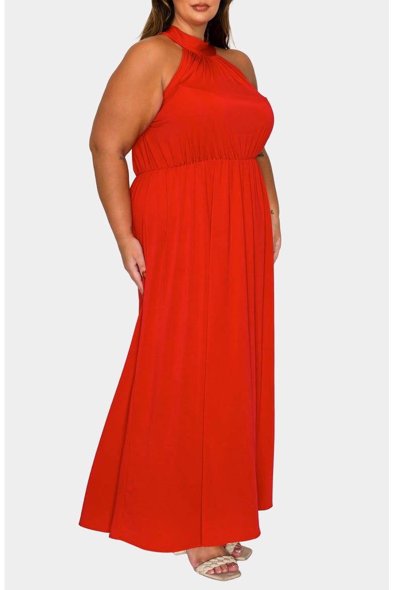 Cassia Maxi Dress, Alternate, color, RED