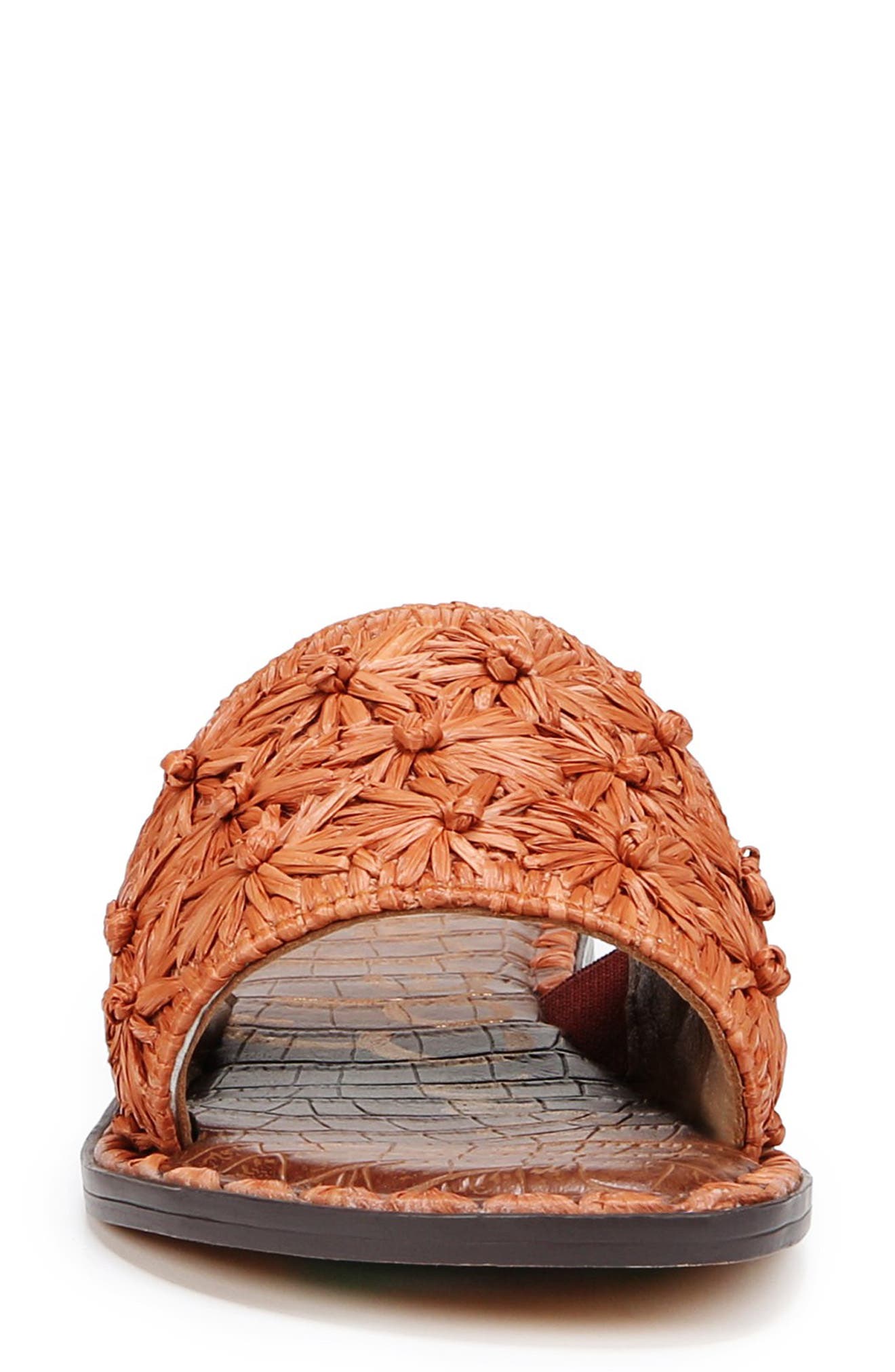 Sam Edelman Giovanna Raffia Slide Sandal, Alternate, color, 